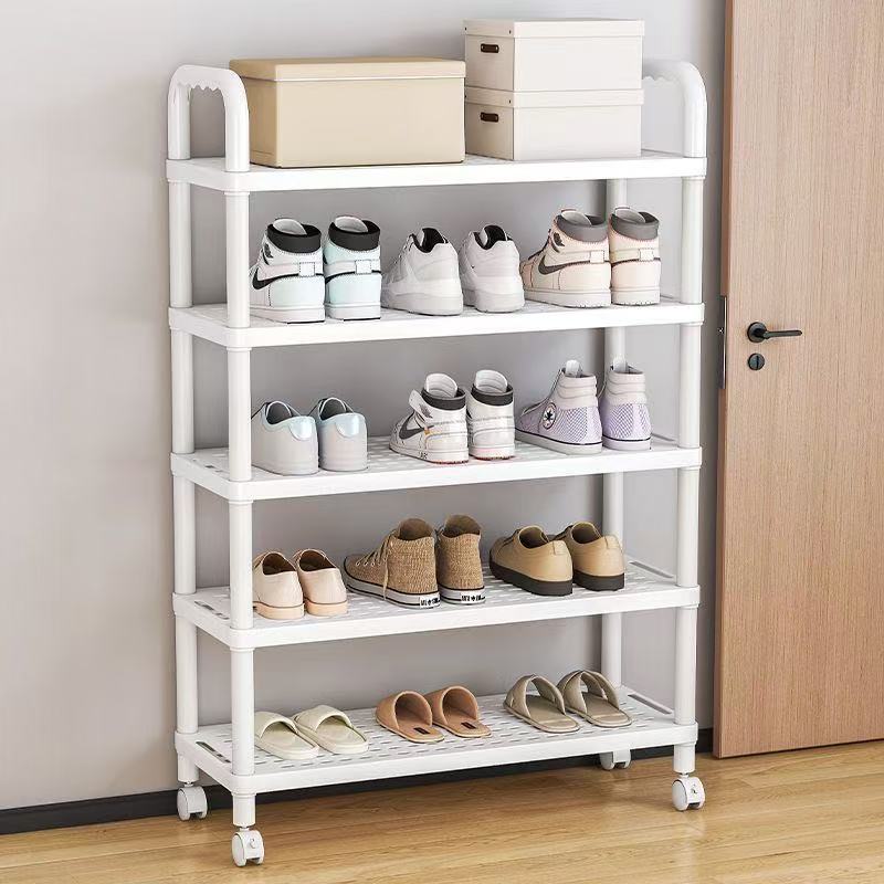 5-Tier Shoe Rack Without Wheels Slim Entryway Organizer 20.3" x 8.1" x 31.9" YYSH22