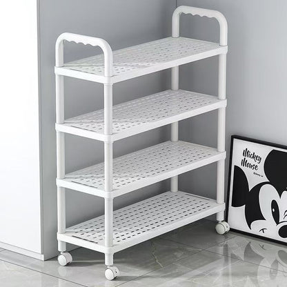 5-Tier Shoe Rack Without Wheels Slim Entryway Organizer 20.3" x 8.1" x 31.9" YYSH22