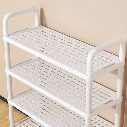 5-Tier Shoe Rack Without Wheels Slim Entryway Organizer 20.3" x 8.1" x 31.9" YYSH22