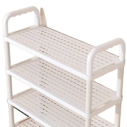5-Tier Shoe Rack Without Wheels Slim Entryway Organizer 20.3" x 8.1" x 31.9" YYSH22