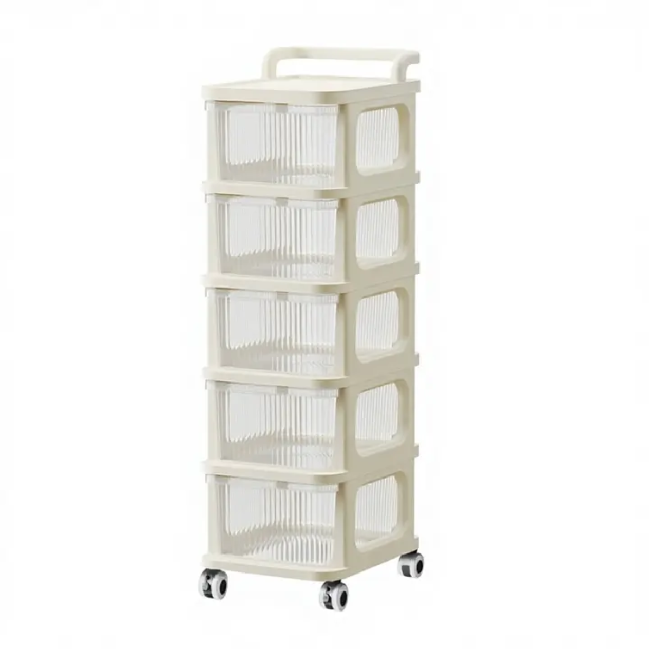 Drawer Storage Rack Organizer 3-Tier & 5-Tier Slim Storage Shelf YYDRWR