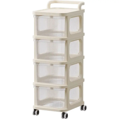 Drawer Storage Rack Organizer 3-Tier & 5-Tier Slim Storage Shelf YYDRWR