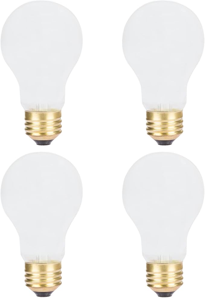 A19 Incandescent Light Bulbs – Standard E26 Household Ceiling & Table Lamp Bulbs, Soft Warm White - General Equipment with | Sold by Uncle Wiener's Wholesale