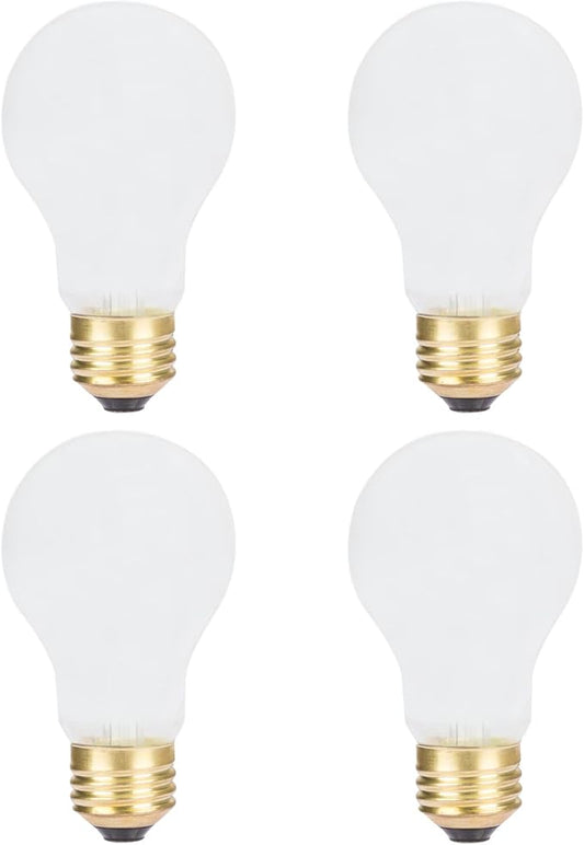 A19 Incandescent Light Bulbs – Standard E26 Household Ceiling & Table Lamp Bulbs, Soft Warm White - General Equipment with | Sold by Uncle Wiener's Wholesale