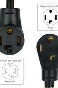 A2 Energy 10FT NEMA 14-30 EV extension cord

Heavy-duty dryer cord with 4-prong plug

A2 Energy EV charger compatible cable layout
