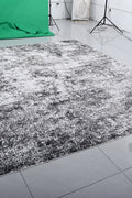 Abstract Area Rugs – 10x12 & 10x14 FT Soft Cashmere Feel, Non - Slip Polyester Living Room Rugs - with HGW1012 – Black/Gray/White – 10ft x 12ft (300 x 360 cm) | Sold by Uncle Wiener's Wholesale