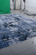 Abstract Area Rugs – 10x12 & 10x14 FT Soft Cashmere Feel, Non - Slip Polyester Living Room Rugs - with HGW1012 – Black/Gray/White – 10ft x 12ft (300 x 360 cm) | Sold by Uncle Wiener's Wholesale