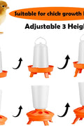 Adjustable 3 - Height Chicken Feeder & Waterer Set – 3KG Feeder & 1.5L Drinker - with | Sold by Uncle Wiener's Wholesale
