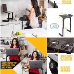 Adjustable Aluminum Laptop Table with Cooling Fans, 360° Rotating Portable Laptop Desk Stand – 720168 - with | Sold by Uncle Wiener's Wholesale