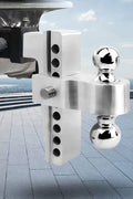 Adjustable Aluminum Trailer Hitch Ball Mount – 8" Drop/Rise, Dual Ball (2" & 2 - 5/16"), 12,500 lbs Towing Capacity – Fits 2" Receiver - with | Sold by Uncle Wiener's Wholesale