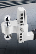 Adjustable Aluminum Trailer Hitch Ball Mount – 8" Drop/Rise, Dual Ball (2" & 2 - 5/16"), 12,500 lbs Towing Capacity – Fits 2" Receiver - with | Sold by Uncle Wiener's Wholesale