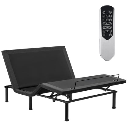 Adjustable Bed Frame with Massage & Remote – USB, LED Light, Twin to King Sizes - with King Size | Sold by Uncle Wiener's Wholesale