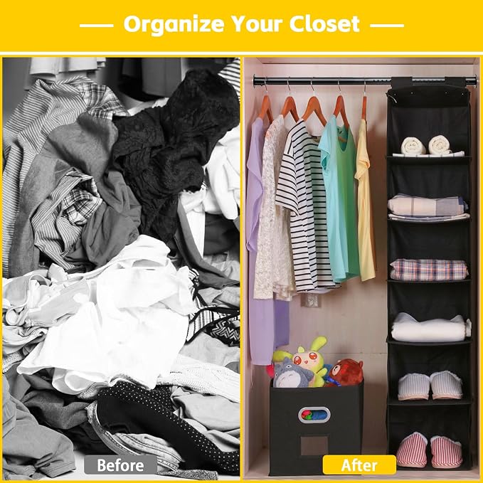 Adjustable Closet Organizer with Hanging Rods and Storage Shelves – Heavy Duty Freestanding Clothes Rack Wardrobe System for Bedroom, Laundry Room & Walk-In Closet - General Equipment with | Sold by Uncle Wiener's Wholesale