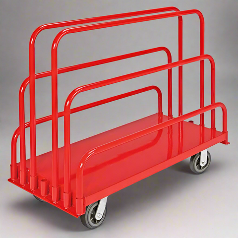 ADJUSTABLE DRYWALL & WOOD PANEL TRUCK – HEAVY - DUTY 24"X48" MATERIAL CART (2000 LBS CAPACITY) - with | Sold by Uncle Wiener's Wholesale