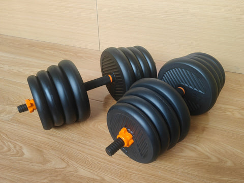 Adjustable Dumbbells 4 - in - 1 Free Weight Set 20–90 lbs – Home Gym Strength Training Equipment DB4190 - with | Sold by Uncle Wiener's Wholesale
