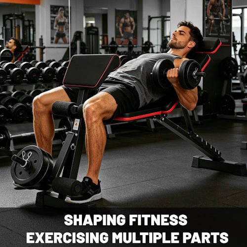 Adjustable Multi-Function Workout Bench for Sit-Ups, Incline Decline Training, Leg Raises & Home Gym Strength Work AMEB8821 - with | Sold by Uncle Wiener's Wholesale