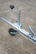 Adjustable Padded Boat Trailer with Crossbars and Jockey Wheel BT004 - with | Sold by Uncle Wiener's Wholesale