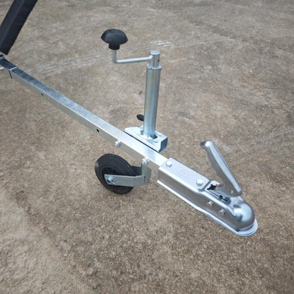Adjustable Padded Boat Trailer with Crossbars and Jockey Wheel BT004 - with | Sold by Uncle Wiener's Wholesale