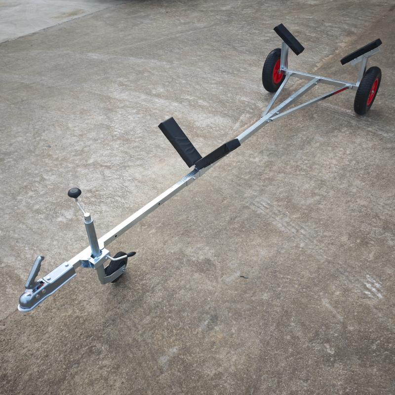 Adjustable Padded Boat Trailer with Crossbars and Jockey Wheel BT004 - with | Sold by Uncle Wiener's Wholesale