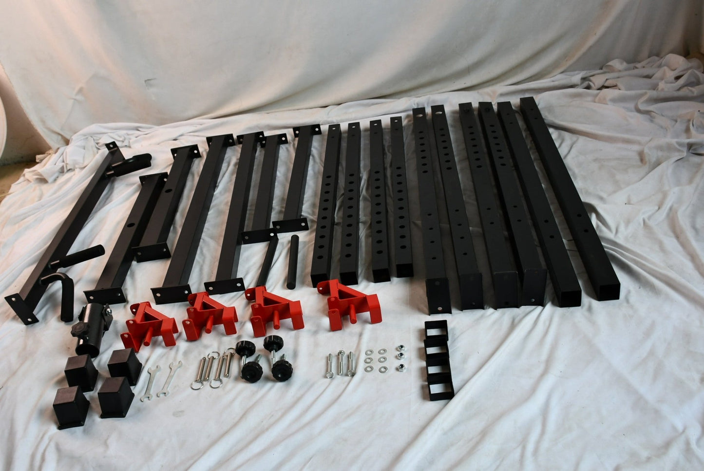 Adjustable Power Squat Rack Stand 660 lb Capacity Home Gym Equipment PRC433660 - with | Sold by Uncle Wiener's Wholesale