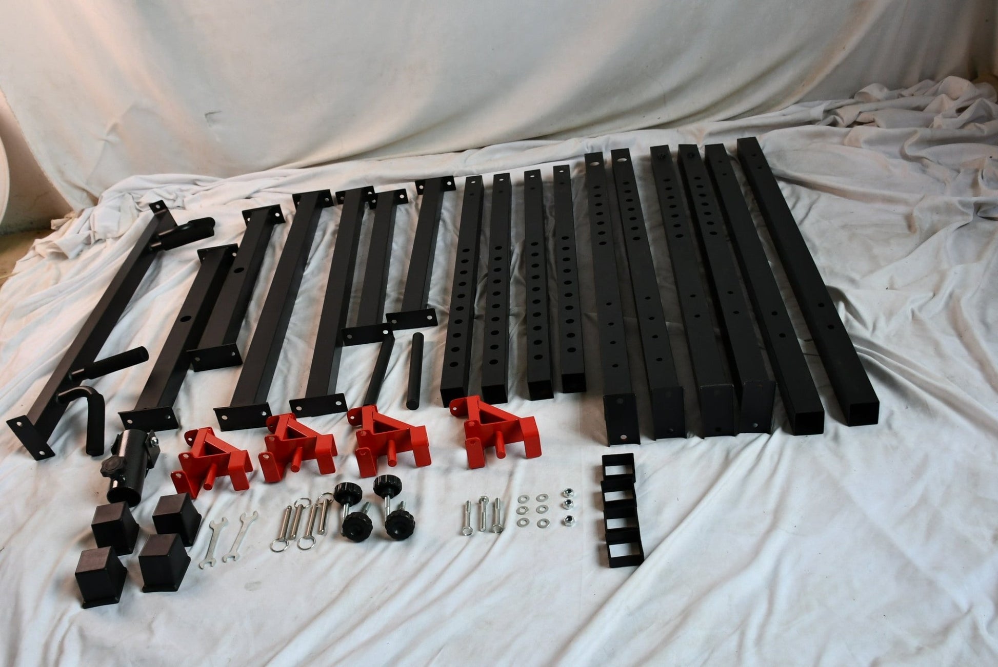 Adjustable Power Squat Rack Stand 660 lb Capacity Home Gym Equipment PRC433660 - with | Sold by Uncle Wiener's Wholesale