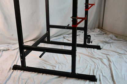 Adjustable Power Squat Rack Stand 660 lb Capacity Home Gym Equipment PRC433660 - with | Sold by Uncle Wiener's Wholesale