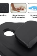 Adjustable Reclining Massage Table – Spa Facial Chair with Armrests & 330 lb Max Load | SKU: AMRMT1880 - with | Sold by Uncle Wiener's Wholesale