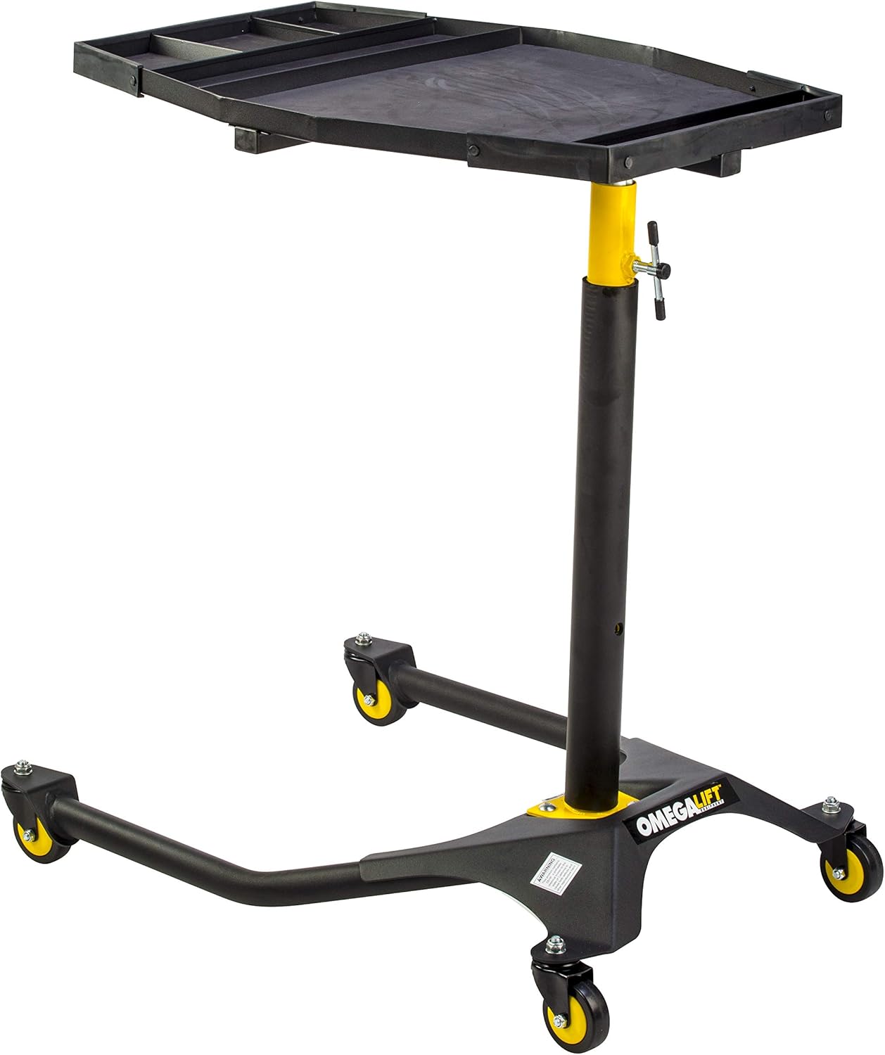 Adjustable Rolling Tool Tray – Mobile Plastic Tool Cart with Height Adjustment & Swivel Casters | Garage Work Seat EX70 - with | Sold by Uncle Wiener's Wholesale