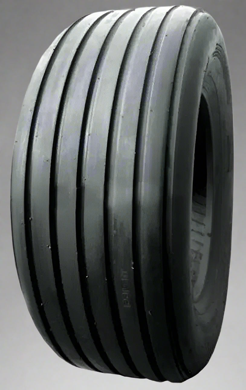 “Heavy-duty agricultural trailer tire with mounted rim”

