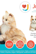 Ageless Innovation | Joy For All Companion Pets | Orange Tabby Cat | Lifelike & Realistic - with | Sold by Uncle Wiener's Wholesale