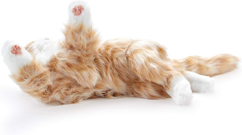 Ageless Innovation | Joy For All Companion Pets | Orange Tabby Cat | Lifelike & Realistic - with | Sold by Uncle Wiener's Wholesale