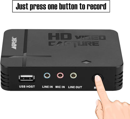 AGPTEK HD Game Capture Video Recorder 1080P HDMI and AV Capture Device for PS3 PS4 Xbox - Electronics with | Sold by Uncle Wiener's Wholesale