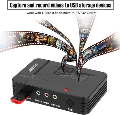 AGPTEK HD Game Capture Video Recorder 1080P HDMI and AV Capture Device for PS3 PS4 Xbox - Electronics with | Sold by Uncle Wiener's Wholesale