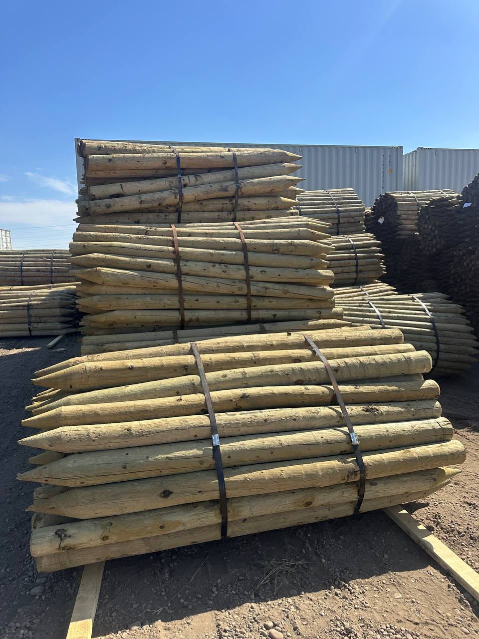 Agricultural Fence Posts and Treated Rails Farm Ranch Livestock Fencing - Fencing with 3 - 4 x6 ft Agricultural Fence Post | Sold by Uncle Wiener's Wholesale