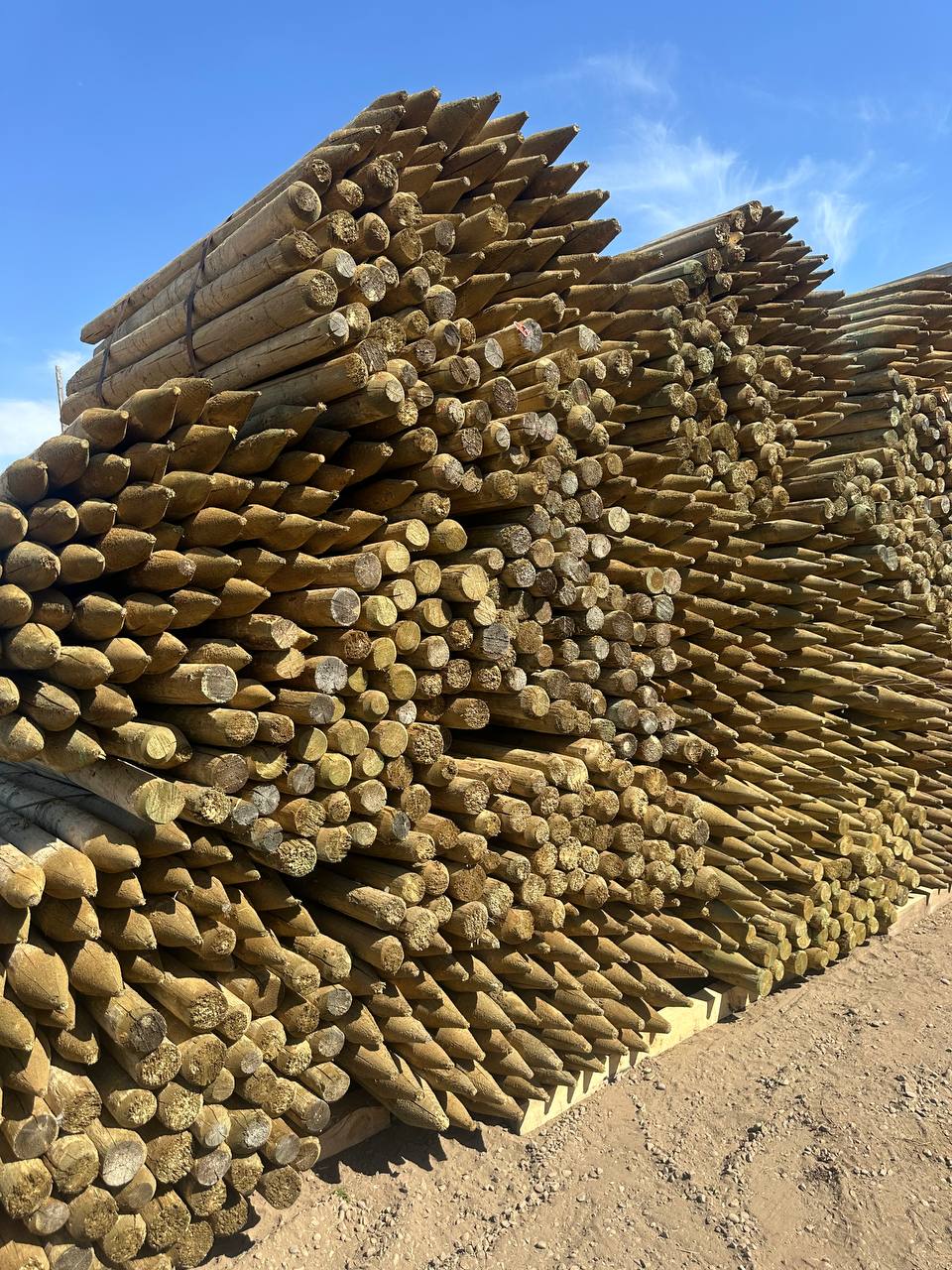 Agricultural Fence Posts and Treated Rails Farm Ranch Livestock Fencing - Fencing with 3 - 4 x6 ft Agricultural Fence Post | Sold by Uncle Wiener's Wholesale
