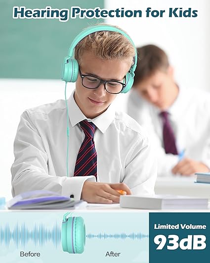 AILIHEN I35 Kids Wired Headphones with Microphone 85dB Volume Limited Foldable Headset - Electronics with | Sold by Uncle Wiener's Wholesale