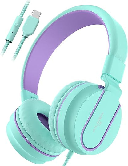 AILIHEN I35 Kids Wired Headphones with Microphone 85dB Volume Limited Foldable Headset - Electronics with | Sold by Uncle Wiener's Wholesale