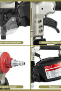 Air Coil Nail Gun – 1"–2 - 1/4" Industrial Coil Nailer 120 PSI CN55 - with | Sold by Uncle Wiener's Wholesale