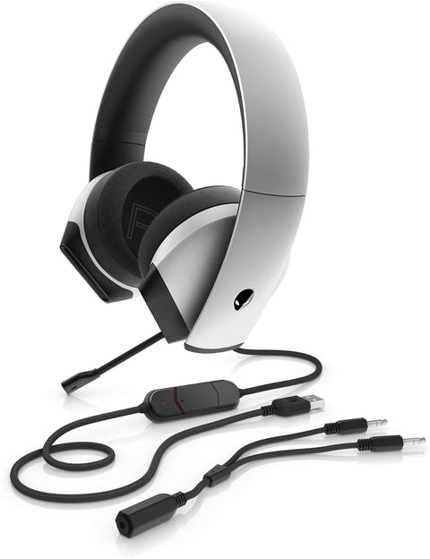 Alienware 7.1 PC Gaming Headset AW510H - Light: 50mm Hi - Res Drivers - Noise Cancelling Mic - Multi Platform Compatible(PS4,Xbox One,Switch) via 3.5mm Jack, Black - with | Sold by Uncle Wiener's Wholesale