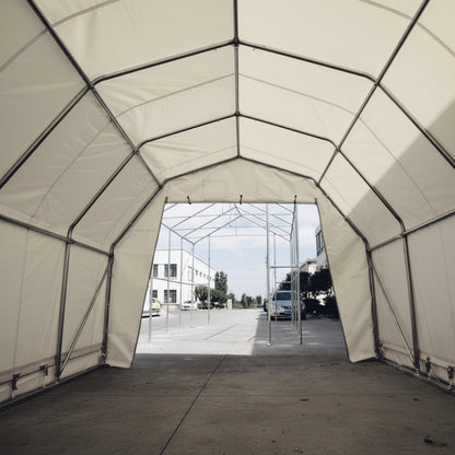 All - Weather 12x20x10 FT Fabric Storage Garage – Durable Car Shelter | SKU: S122010PE - with 15 OZ PVC | Sold by Uncle Wiener's Wholesale