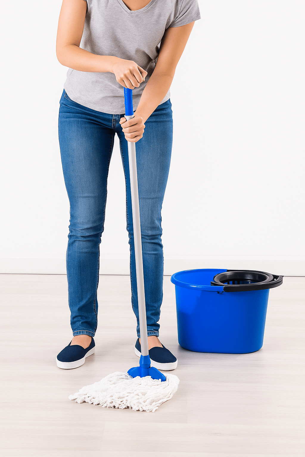 Aluminum Handle Cotton Mop – 4 ft Length – UP013B040A - with | Sold by Uncle Wiener's Wholesale