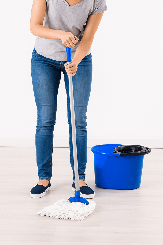 Aluminum Handle Cotton Mop – 4 ft Length – UP013B040A - with | Sold by Uncle Wiener's Wholesale
