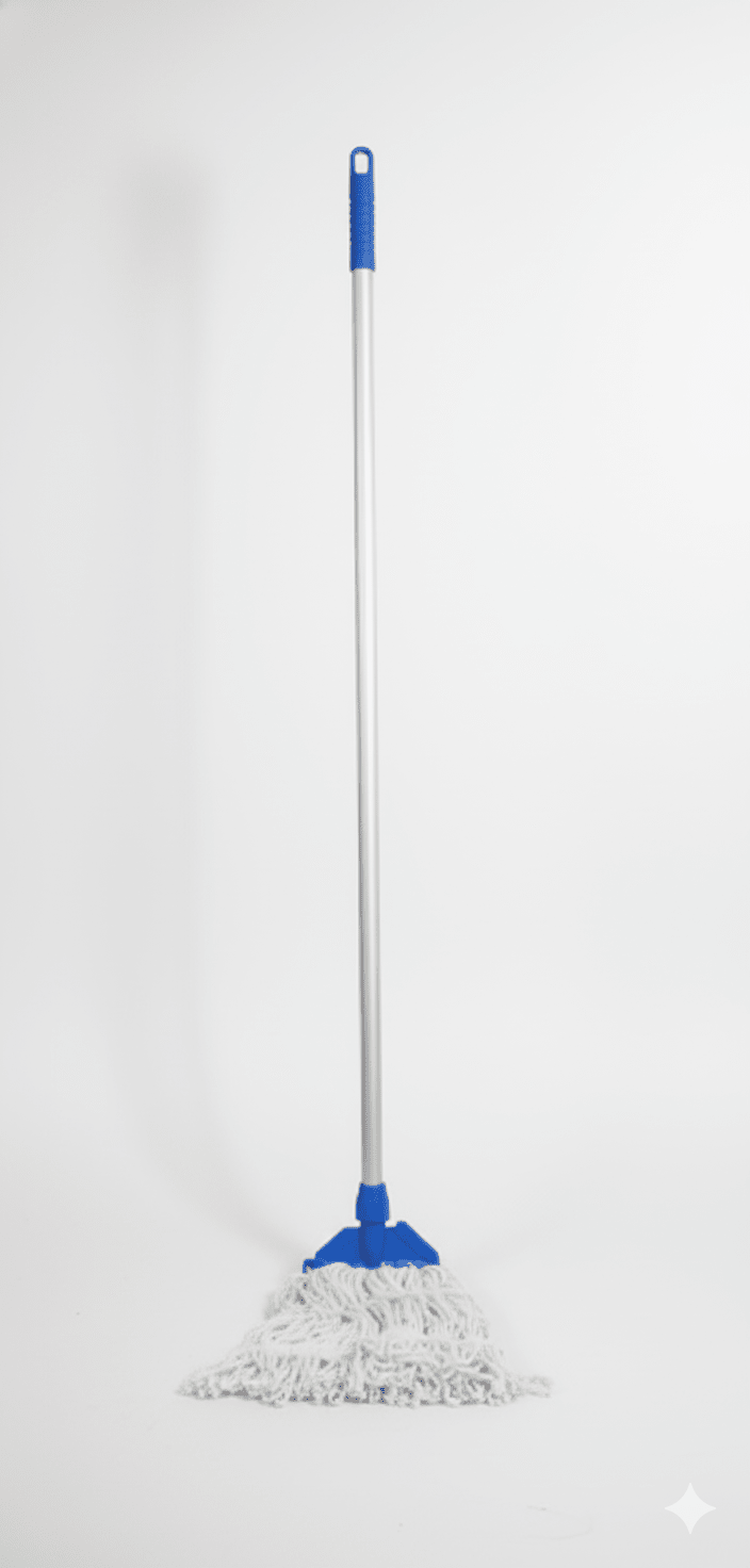 Aluminum Handle Cotton Mop – 4 ft Length – UP013B040A - with | Sold by Uncle Wiener's Wholesale