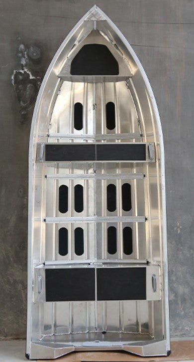 Aluminum Jon & Fishing Boats – Lightweight, Flat Bottom Boats (12 Ft, 11.5 Ft, 13.77 Ft Options) - with FISHING BOAT 13.77 FT X 5.41 FT | Sold by Uncle Wiener's Wholesale