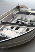 Aluminum Jon & Fishing Boats – Lightweight, Flat Bottom Boats (12 Ft, 11.5 Ft, 13.77 Ft Options) - with FISHING BOAT 13.77 FT X 5.41 FT | Sold by Uncle Wiener's Wholesale