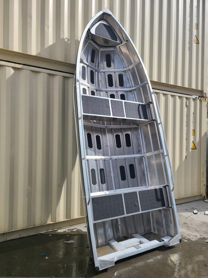 Aluminum Jon & Fishing Boats – Lightweight, Flat Bottom Boats (12 Ft, 11.5 Ft, 13.77 Ft Options) - with FISHING BOAT 13.77 FT X 5.41 FT | Sold by Uncle Wiener's Wholesale