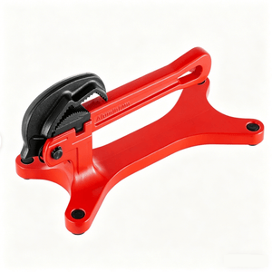 Aluminum Pipe Vise 1/8" to 1-1/2" Heavy Duty Plumbing Clamp with Hardened Steel Jaws PV18112