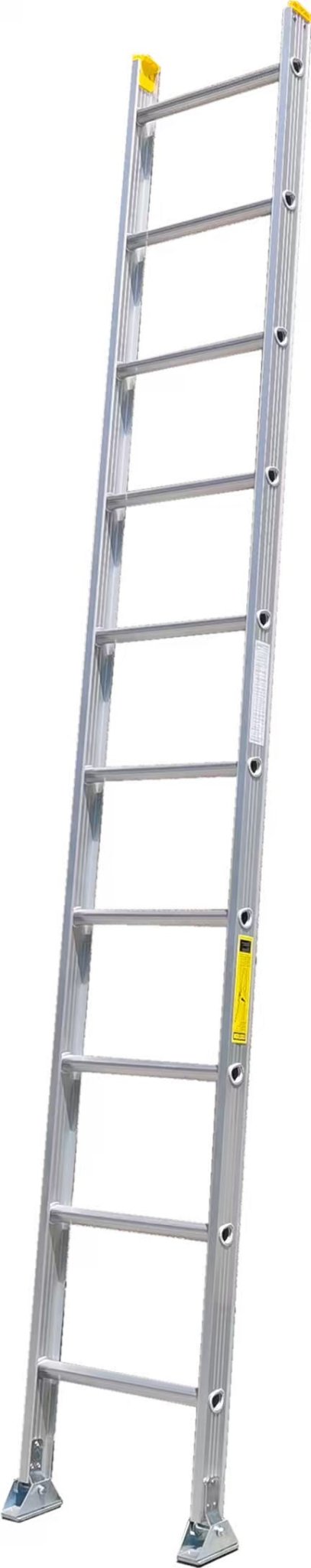 Aluminum Straight Ladder – 18 FT (18 Steps), Heavy - Duty JDE118 - with | Sold by Uncle Wiener's Wholesale