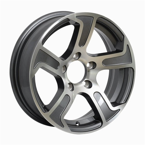 Aluminum Trailer Rims 14" 15" 16" – 5, 6 & 8 Lug Alloy Wheels for Utility, Boat & Cargo Trailers - with 205/75R15 15" x 5" - 5 Lug | Sold by Uncle Wiener's Wholesale