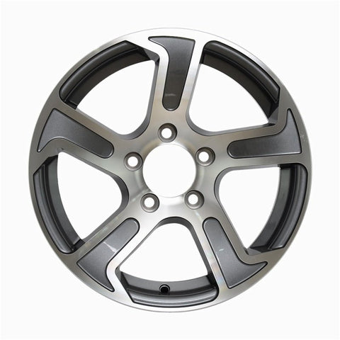 Aluminum Trailer Rims 14" 15" 16" – 5, 6 & 8 Lug Alloy Wheels for Utility, Boat & Cargo Trailers - with 205/75R15 15" x 5" - 5 Lug | Sold by Uncle Wiener's Wholesale